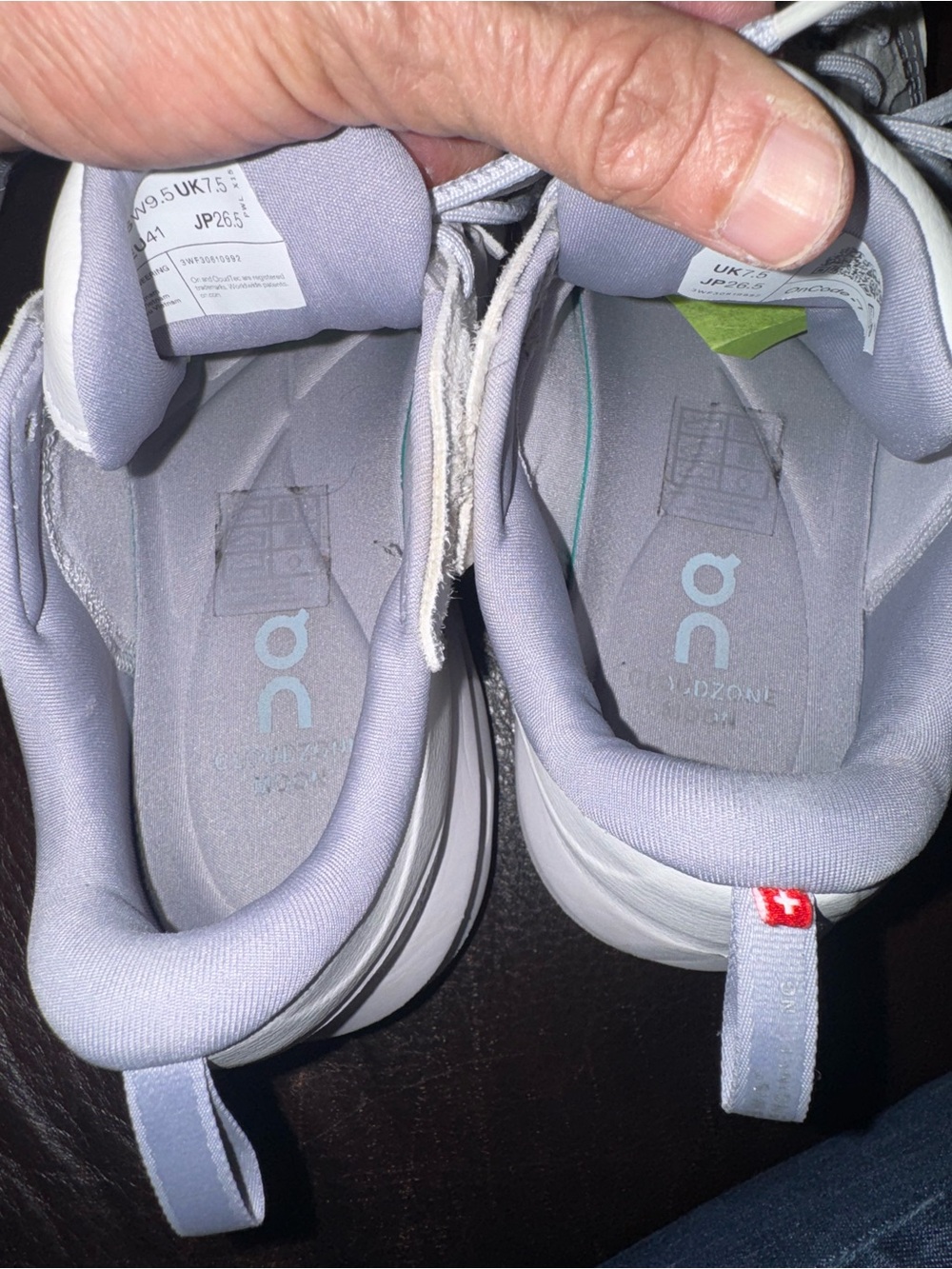 On Running Kids Sneakers in Light Gray and White - Picture 12 of 13